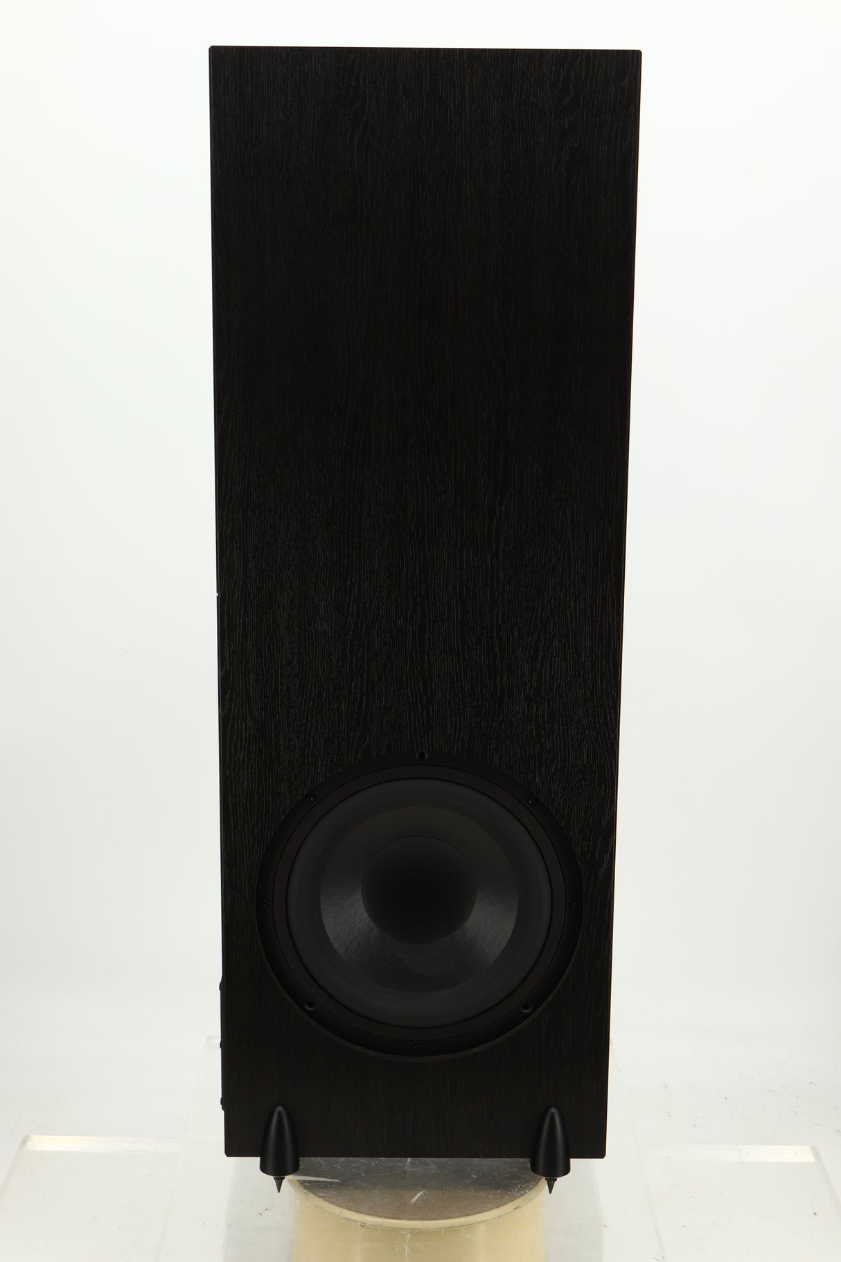 Side view of a used Mordaunt Short Avant 908 Floorstanding Speaker in Black
