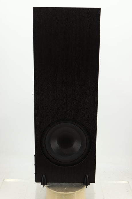 Side view of a used Mordaunt Short Avant 908 Floorstanding Speaker in Black