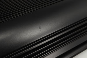 Close up of a used Musical Fidelity X-Ray 24 Bit CD Player showing scratch on right side
