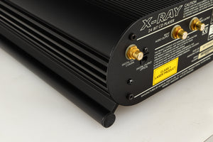 Rear right corner of a used Musical Fidelity X-Ray 24 Bit CD Player 