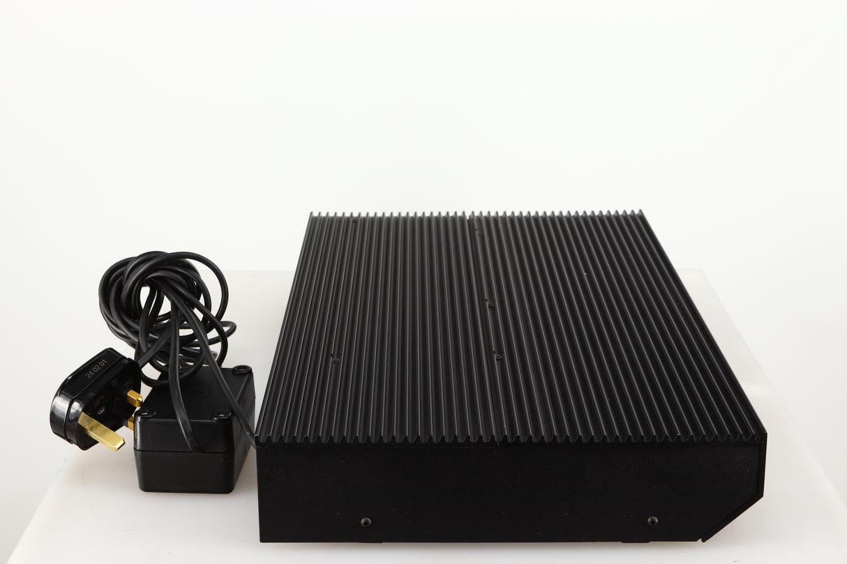 Left side view of a used Musical Fidelity 3A Pre Amplifier in a black finish