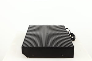 Right side view of a used Musical Fidelity B200 Integrated Amplifier in a black finish