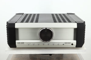Front view of a used Musical Fidelity KW550 Integrated Amplifier 