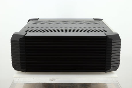 Side view of a used Musical Fidelity KW550 Integrated Amplifier 