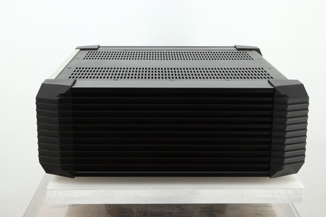 Side view of a used Musical Fidelity KW550 Integrated Amplifier 
