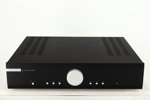 Front view of a used Musical Fidelity M2si Integrated Amplifier in a black finish