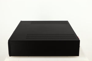 Right side view of a used Musical Fidelity M2si Integrated Amplifier in a black finish