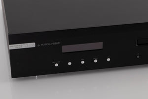 Close up view of a used Musical Fidelity M3SCD CD Player in Black