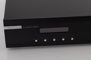 Close up view of a used Musical Fidelity M3SCD CD Player in Black