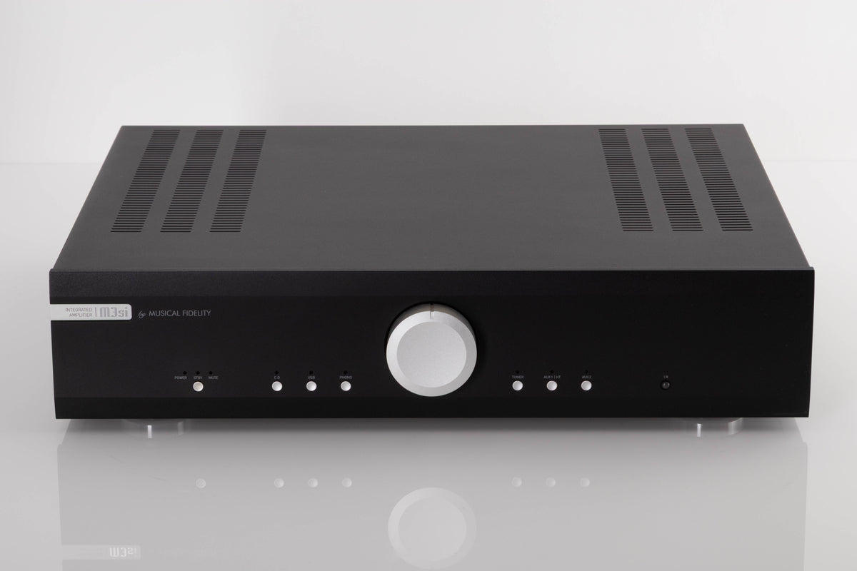 Front view of a used Musical Fidelity M3si Integrated Amplifier in Black