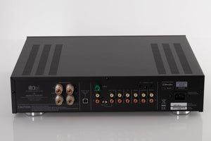 Rear view of a used Musical Fidelity M3si Integrated Amplifier in Black