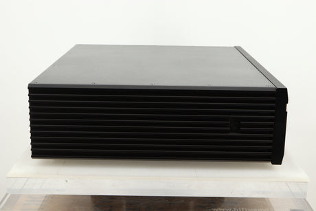 Side view of a used Musical Fidelity M6s Pre Amplifier in Black finish