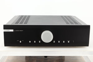 Front view of a used Musical Fidelity M6si Integrated Amplifier in Black finish 