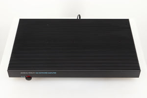 Top view of a used Musical Fidelity MA50 Class A Monoblock Power Amplifiers in Black finish
