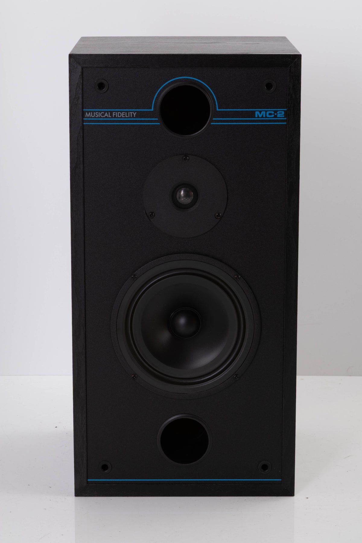 Front view of a used Musical Fidelity MC-2 MKII Standmount Speaker in Black