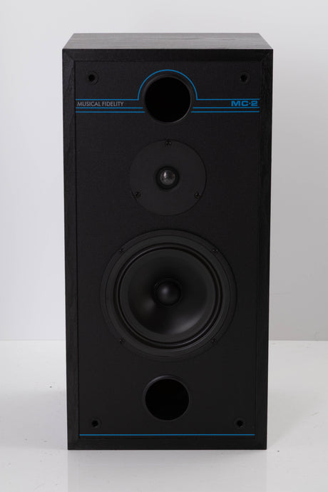Front view of a used Musical Fidelity MC-2 MKII Standmount Speaker in Black