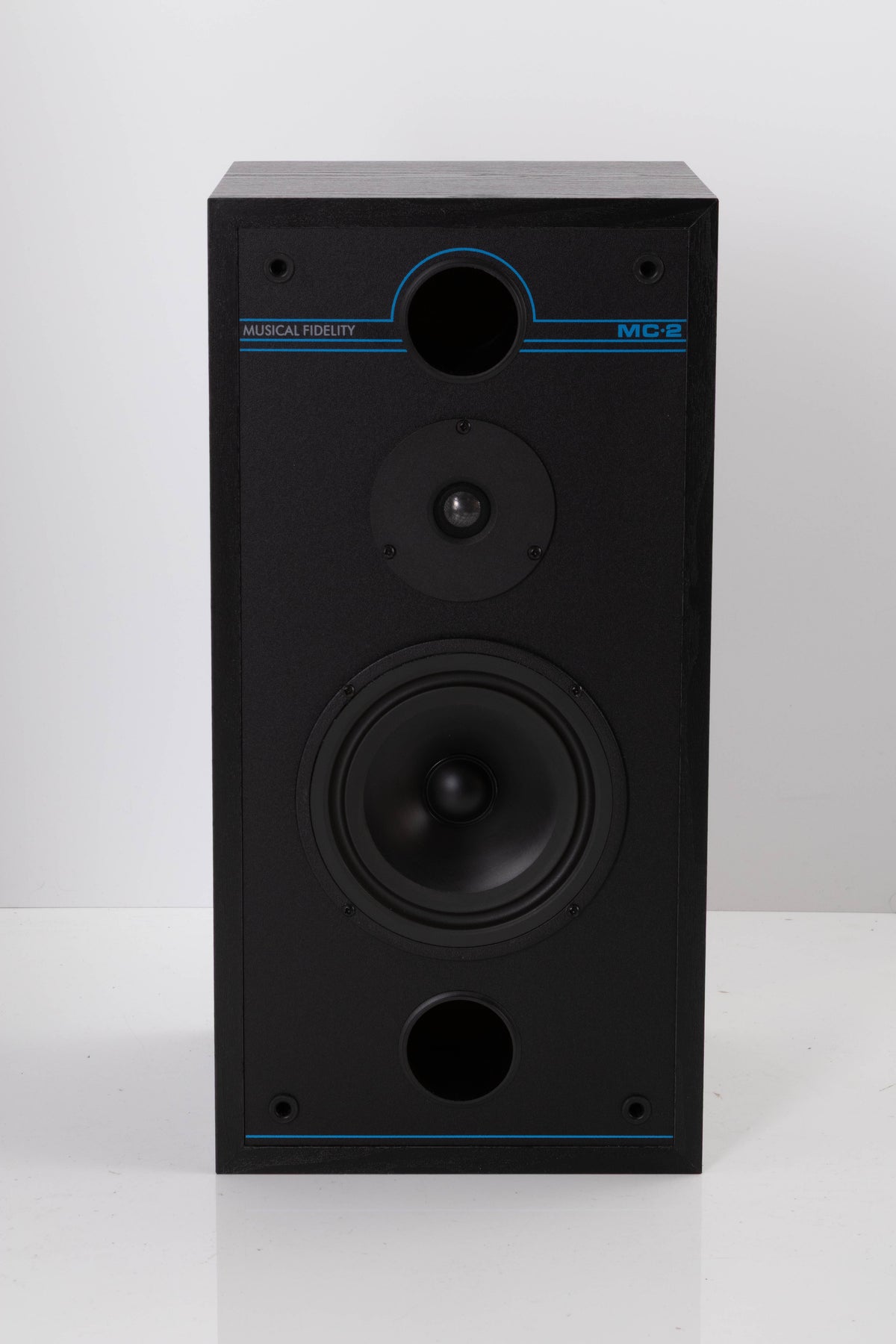Front view of a used Musical Fidelity MC-2 MKII Standmount Speaker in Black