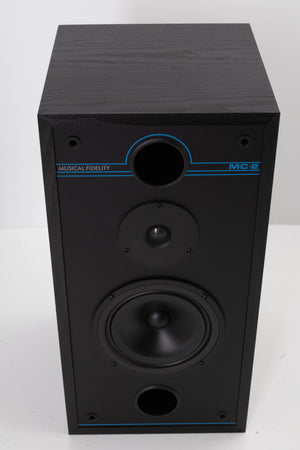 Top view of a used Musical Fidelity MC-2 MKII Standmount Speaker in Black