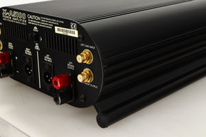 Rear right corner view of a used Musical Fidelity X-AS100 Power Amplifier