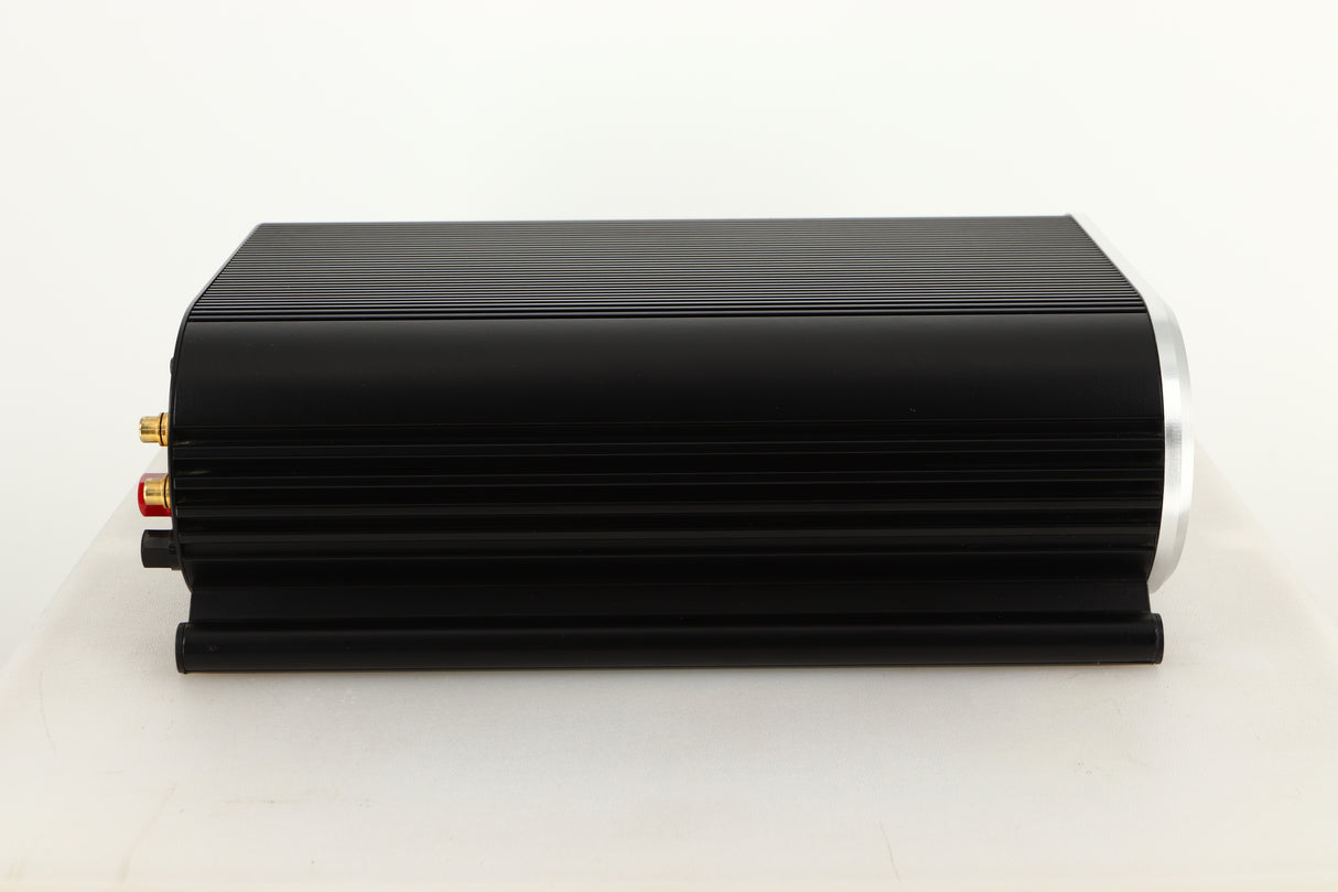 Side view of a used Musical Fidelity X-AS100 Power Amplifier