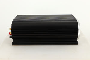 Side view of a used Musical Fidelity X-AS100 Power Amplifier