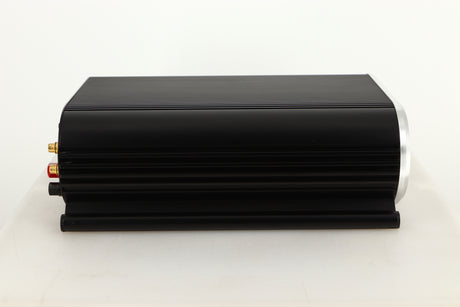 Side view of a used Musical Fidelity X-AS100 Power Amplifier