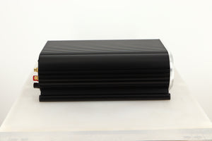 Side view of a used Musical Fidelity X-AS100 Power Amplifier