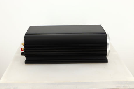 Side view of a used Musical Fidelity X-AS100 Power Amplifier