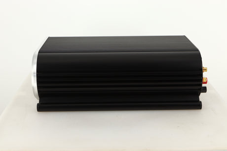 Side view of a used Musical Fidelity X-AS100 Power Amplifier