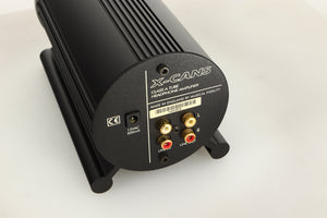 Close up view of a used Musical Fidelity X-Cans Headphone Amplifier