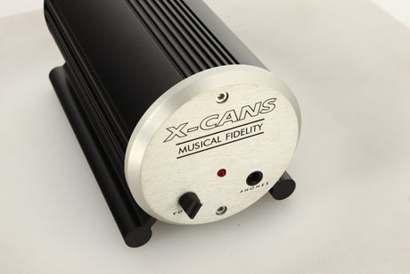 Close up view of a used Musical Fidelity X-Cans Headphone Amplifier