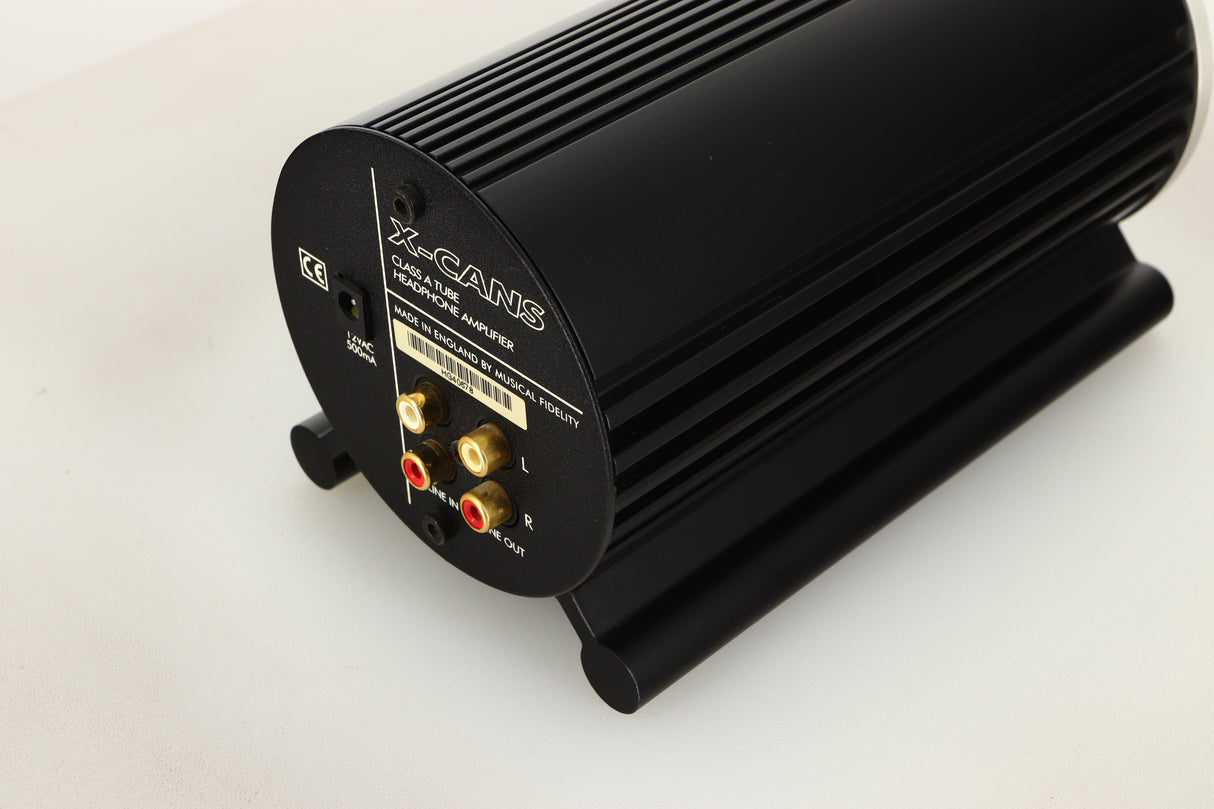 Rear right corner view of a used Musical Fidelity X-Cans Headphone Amplifier