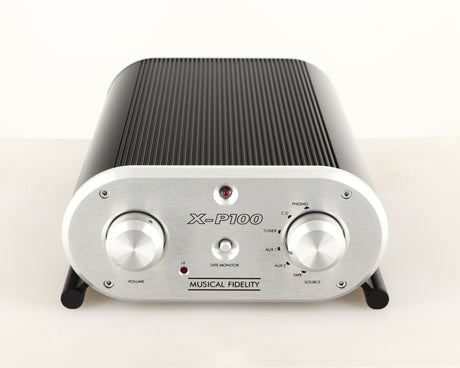 Front view of a used Musical Fidelity X-P100 Pre Amplifier 