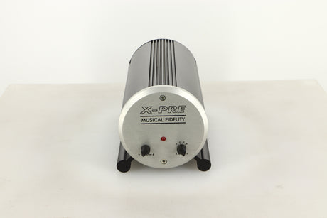 Front view of a used Musical Fidelity X-Pre Pre Amplifier
