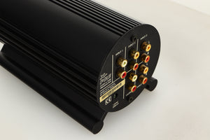 Rear left corner view of a used Musical Fidelity X-Pre Pre Amplifier