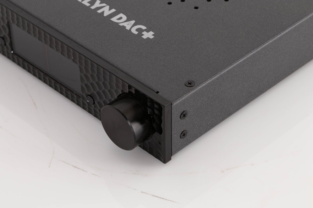 Front right corner view of a used Mytek Brooklyn DAC+ Digital Analogue Converter