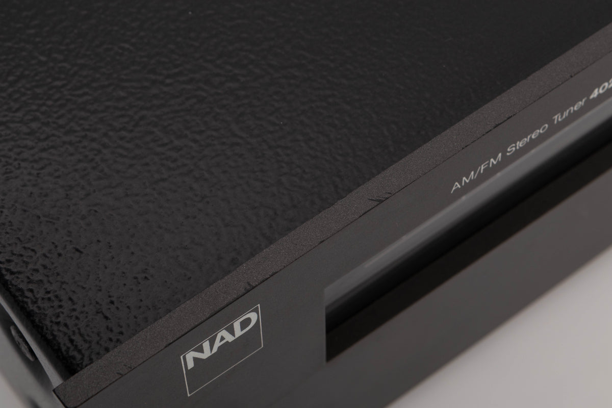 Close up view of a used NAD 4020 Tuner