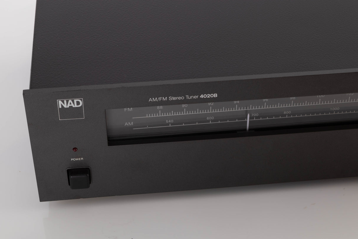 Close up view of a used NAD 4020 Tuner