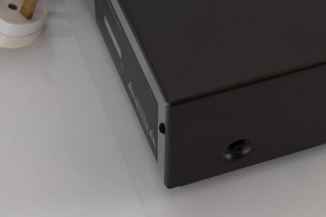 Rear left corner of a used NAD 5425 CD Player 