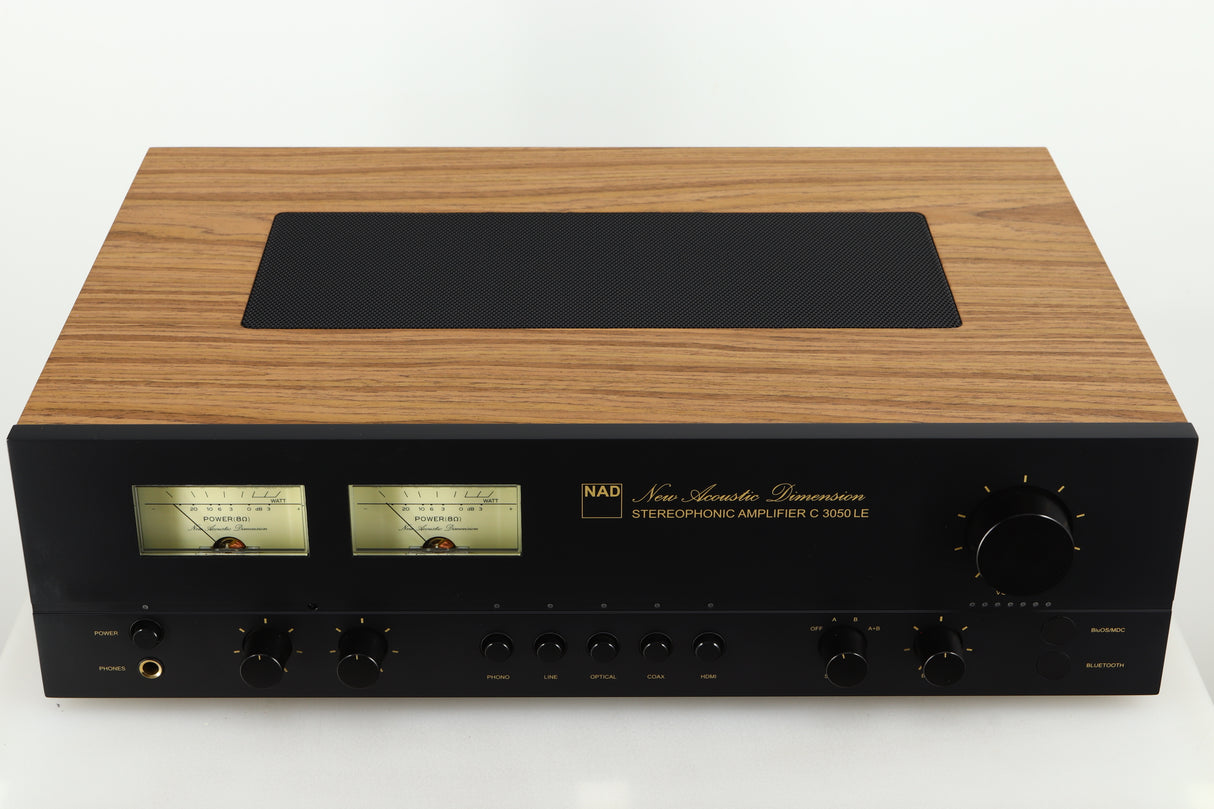 Top view of a used NAD C3050 LE Integrated Amplifier