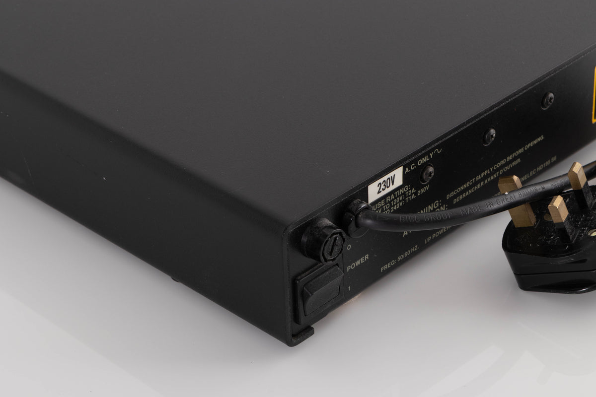 Rear left corner view of a used Naim CD3 CD Player