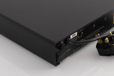 Rear left corner view of a used Naim CD3 CD Player