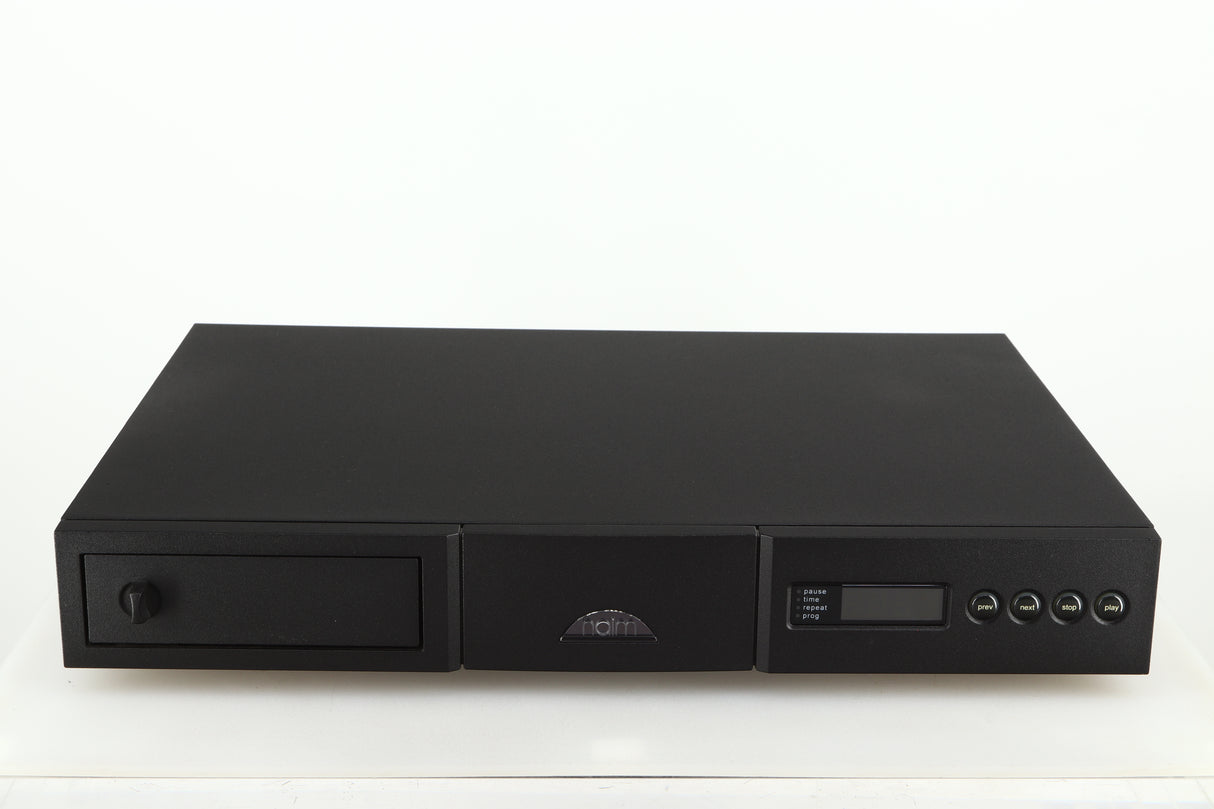 Front view of a used Naim CD5 CD Player in a black finish