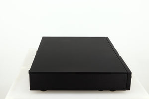 Left side view of a used Naim CD5 CD Player in a black finish