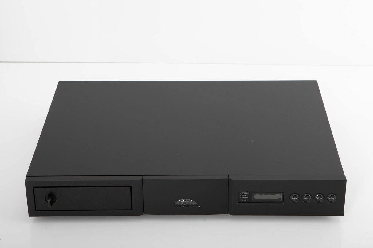 Front view of a used Naim CD5 XS CD Player in a black finish