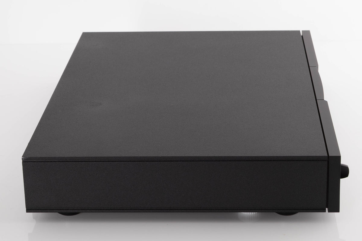 Left side view of a used Naim CD5 XS CD Player in a Black finish