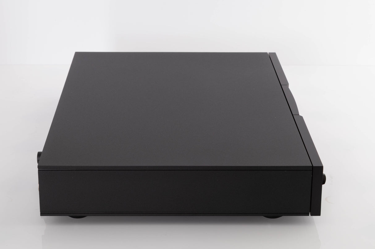 Left side view of a used Naim CD5 XS CD Player in a Black finish