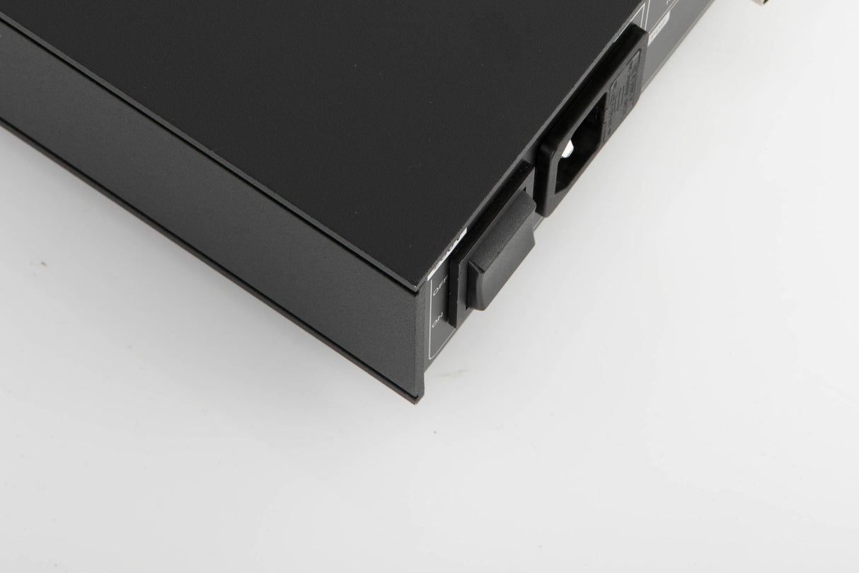 Rear right corner of a used Naim CD5 XS CD Player in a black finish