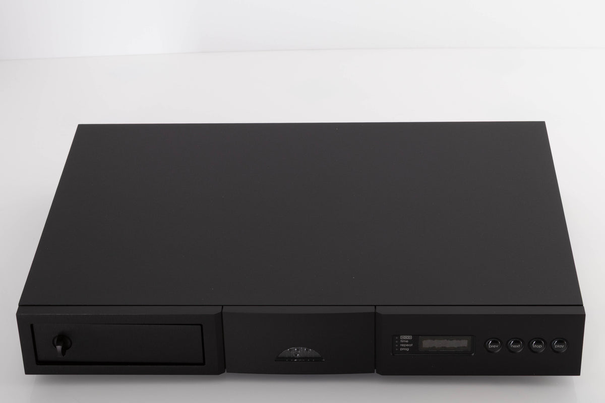 Top of a used Naim CD5 XS CD Player in a Black finish
