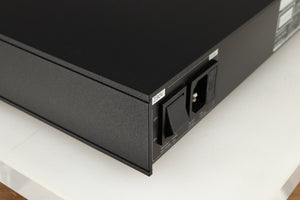 Rear right corner of a used Naim CD5i CD Player in a black finish